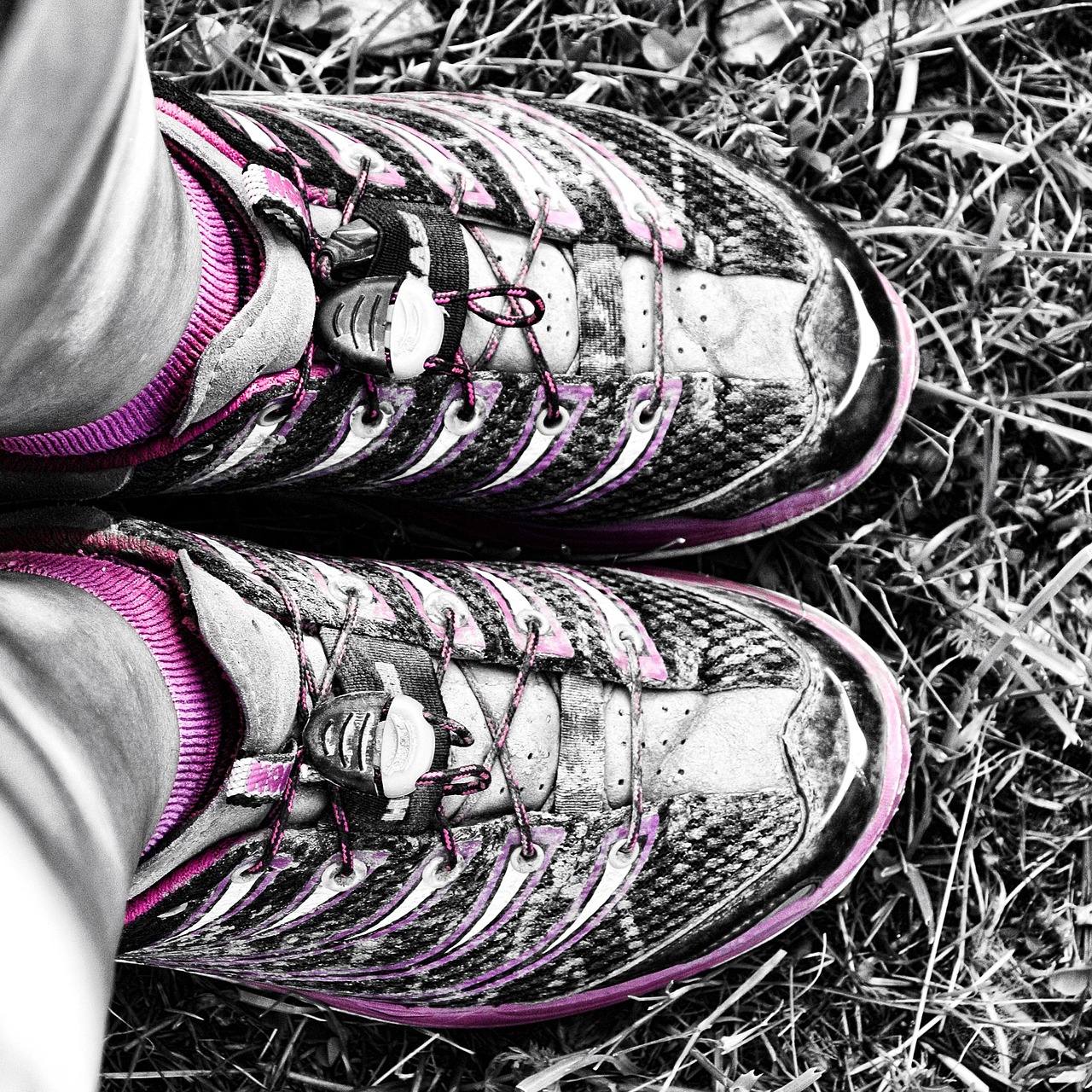 sport trail shoes free photo