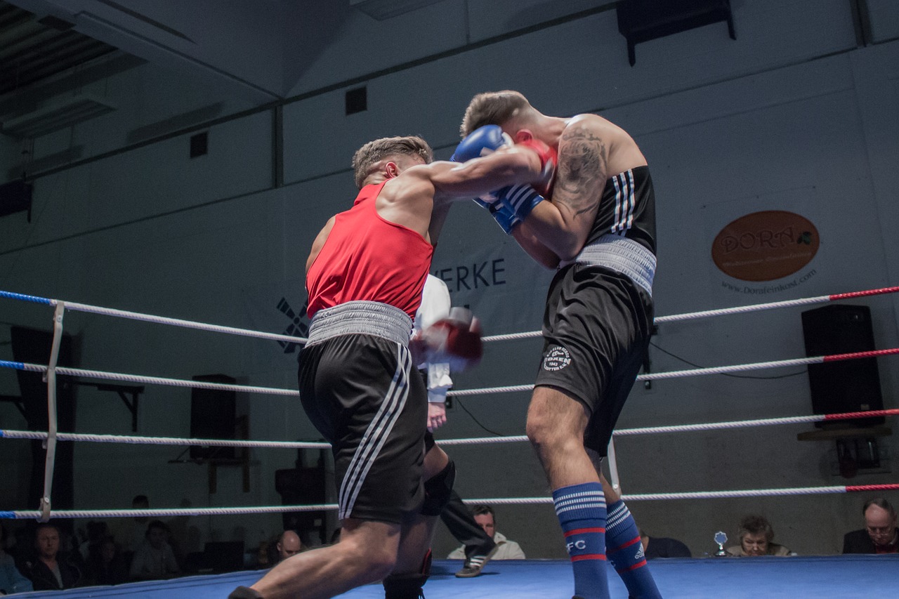 sport box amateur boxing free photo