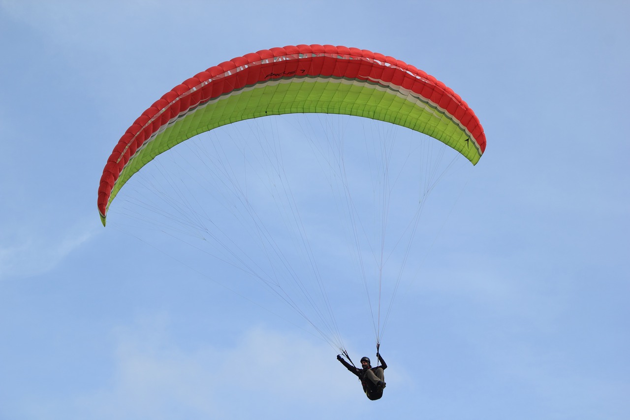 sport flying paragliding free photo