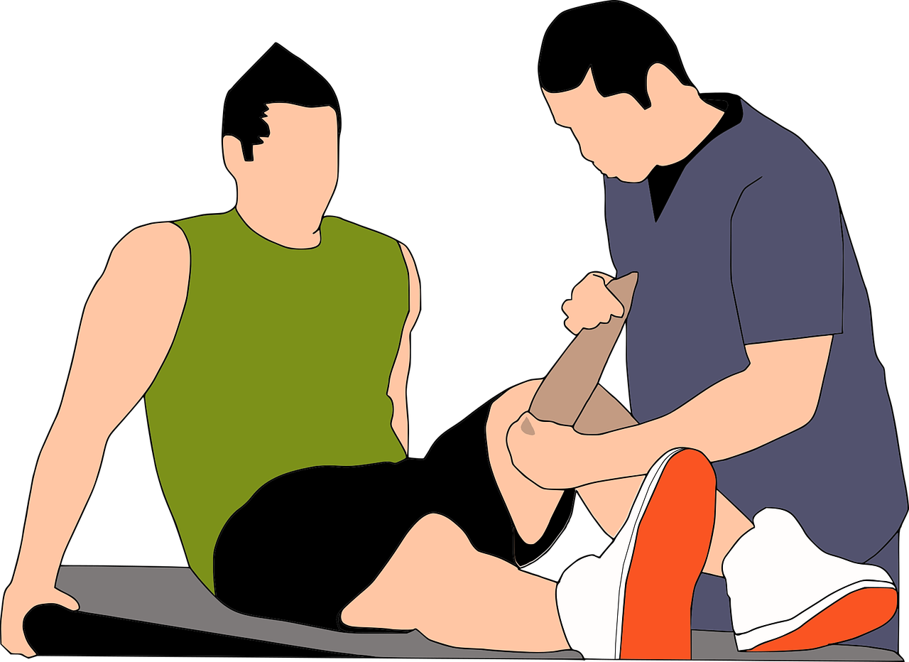 sport physical injury physical therapy free photo