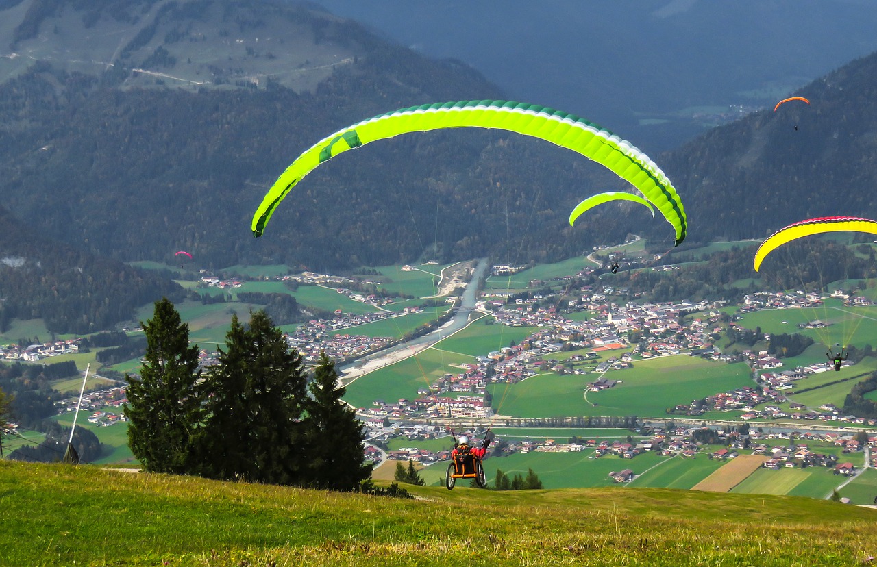 sport fly paragliding free photo