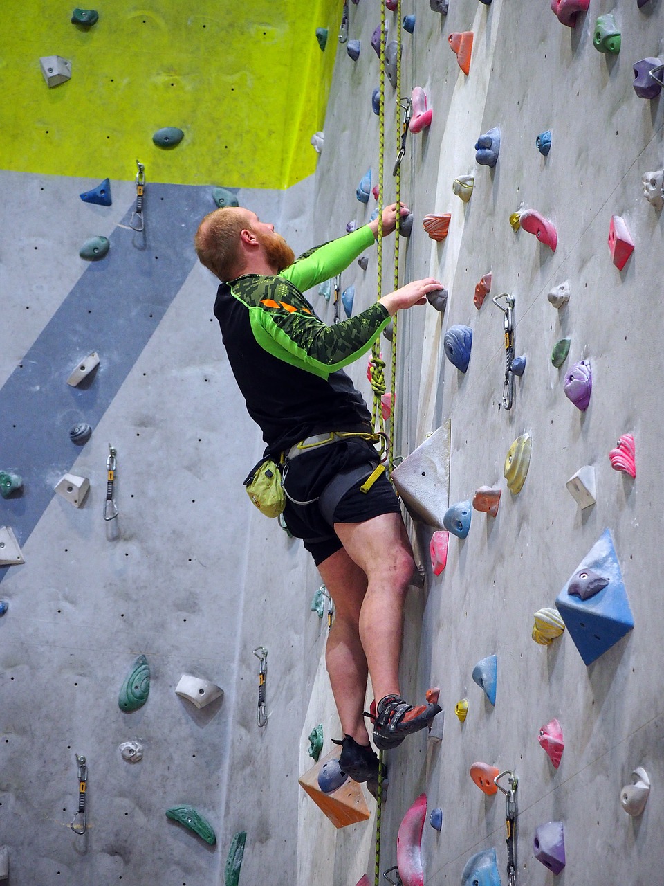 sport rock climbing wall climb free photo