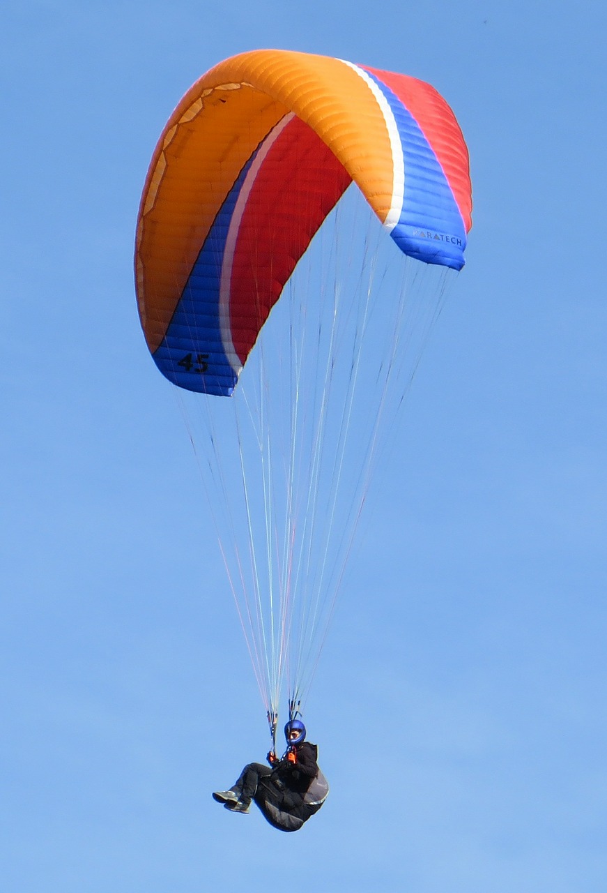 sport paragliding fly free photo