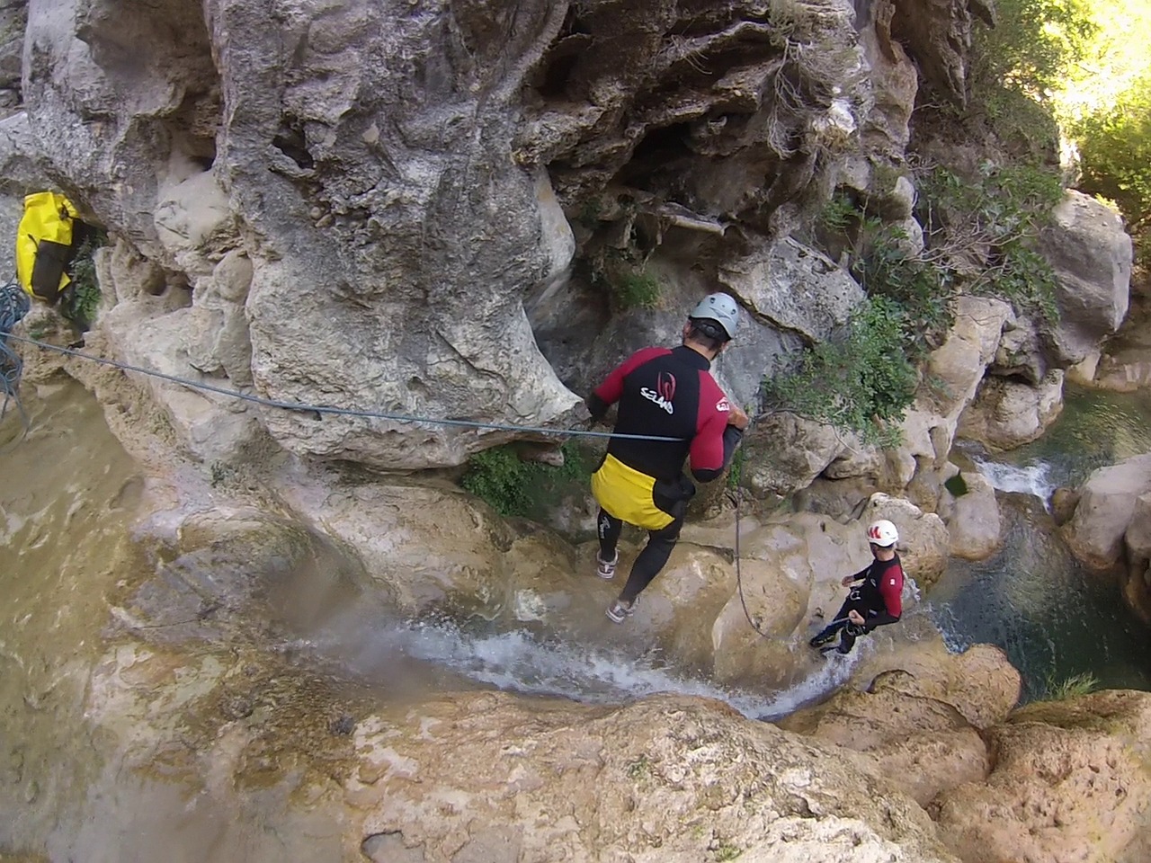 sport water canyoning free photo