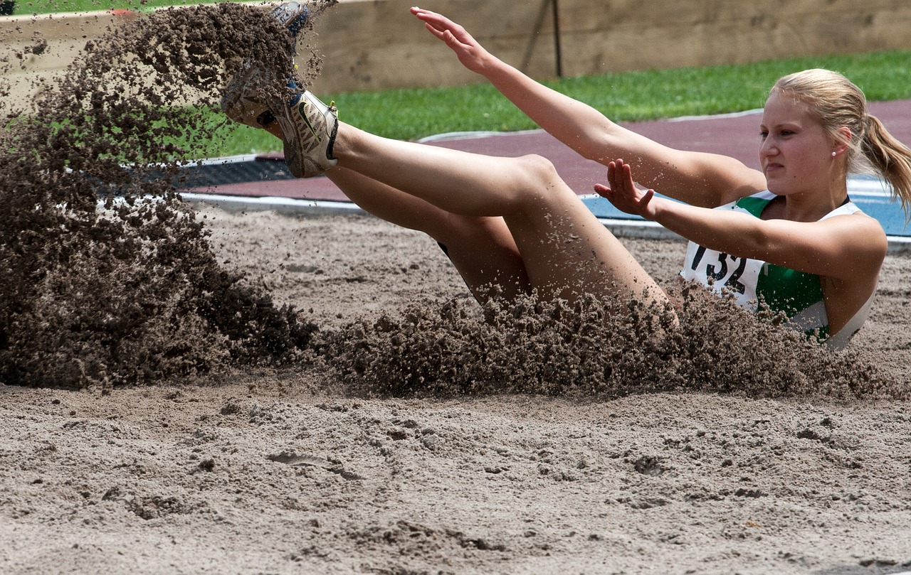 sport athletics long jump free photo