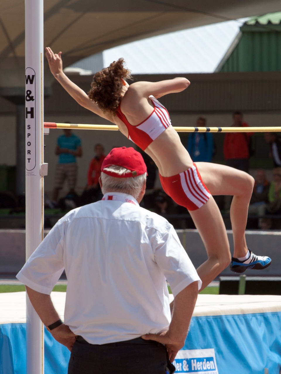 sport athletics high jump free photo