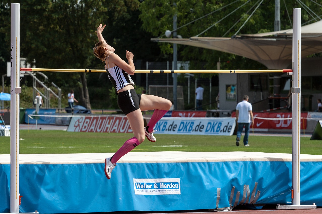 sport athletics high jump free photo