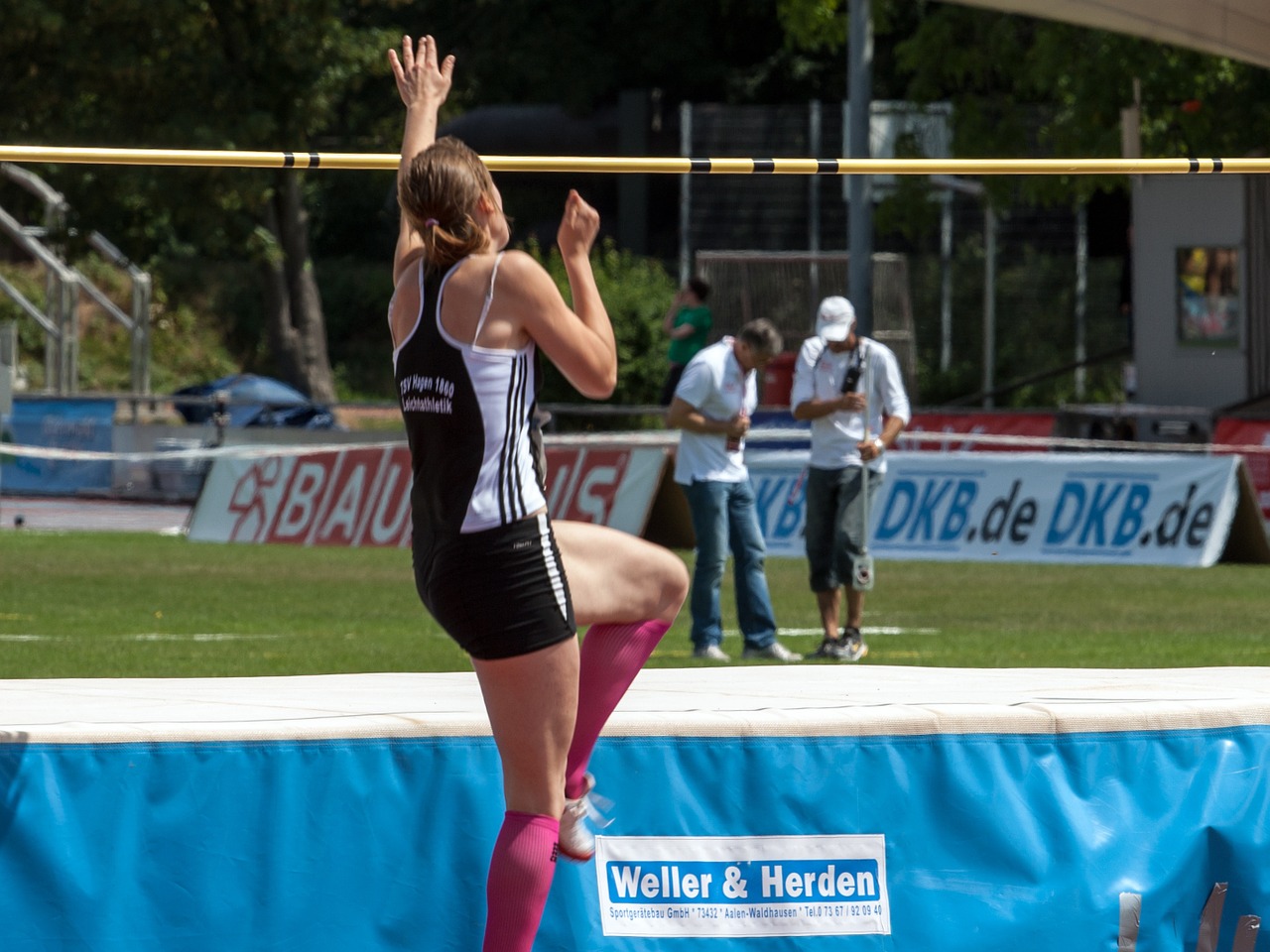 sport athletics high jump free photo