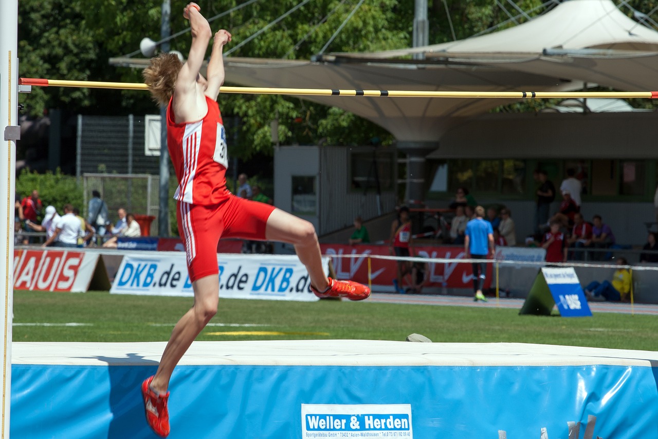 sport athletics high jump free photo