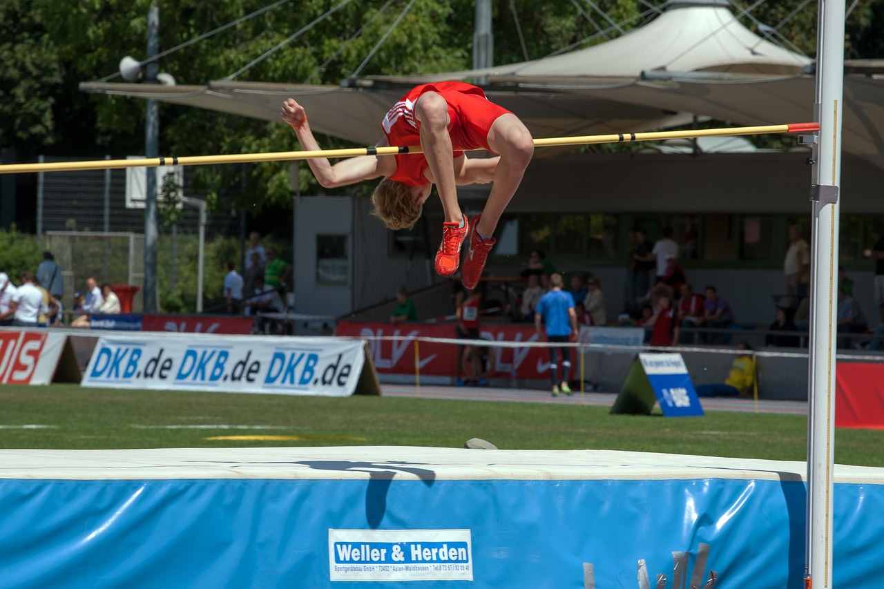 sport athletics high jump free photo