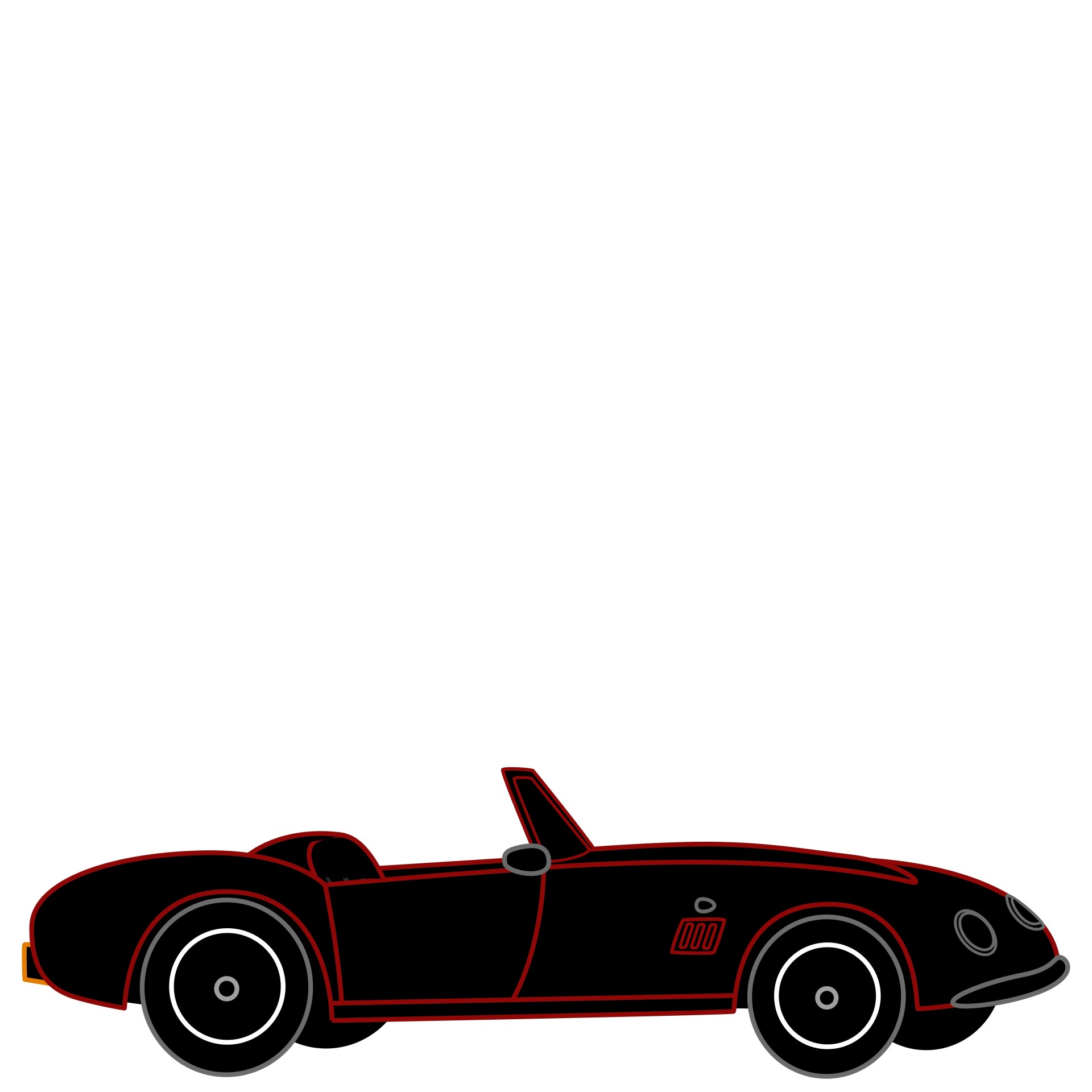 silhouette sport car free photo