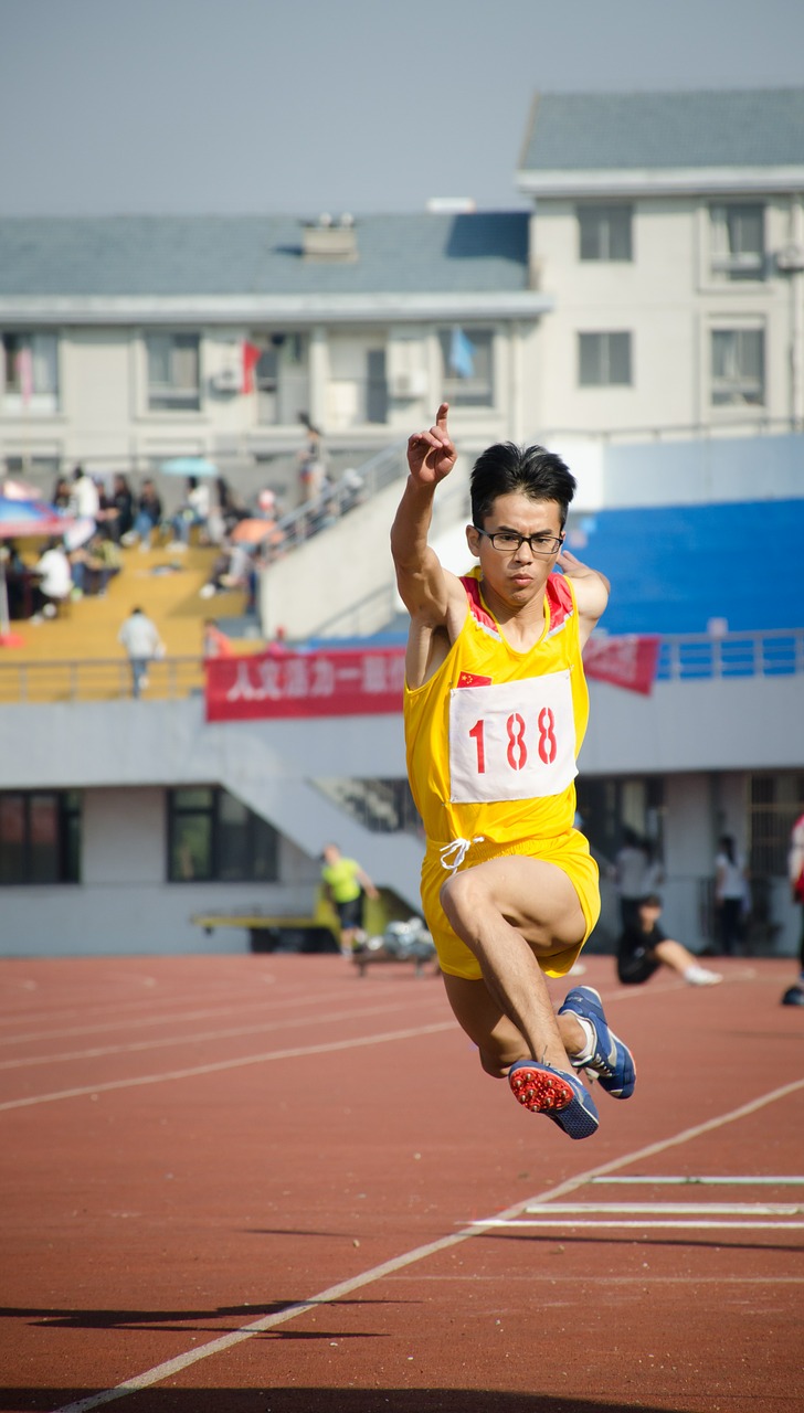 sports long jump run free photo