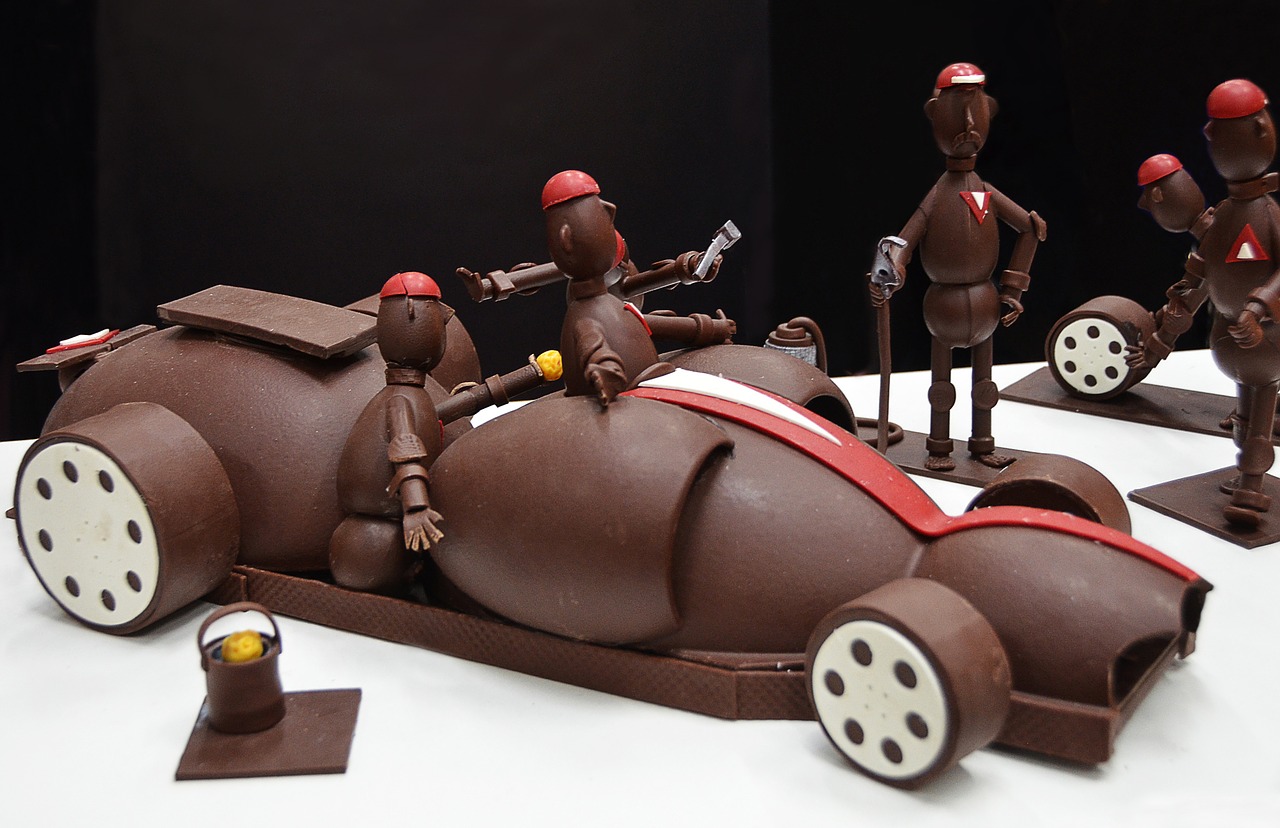 sports car chocolate easter free photo