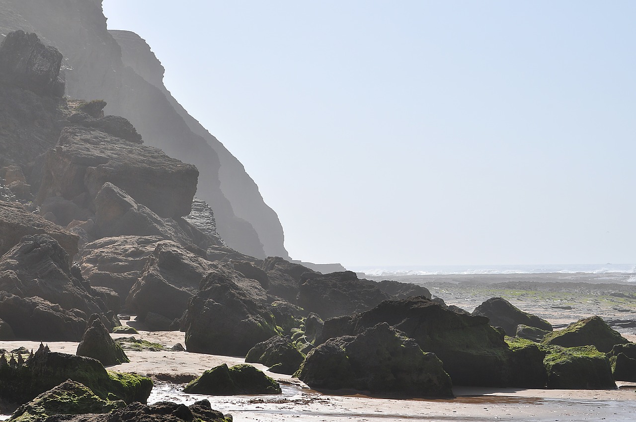 spray ocean rocky coast free photo