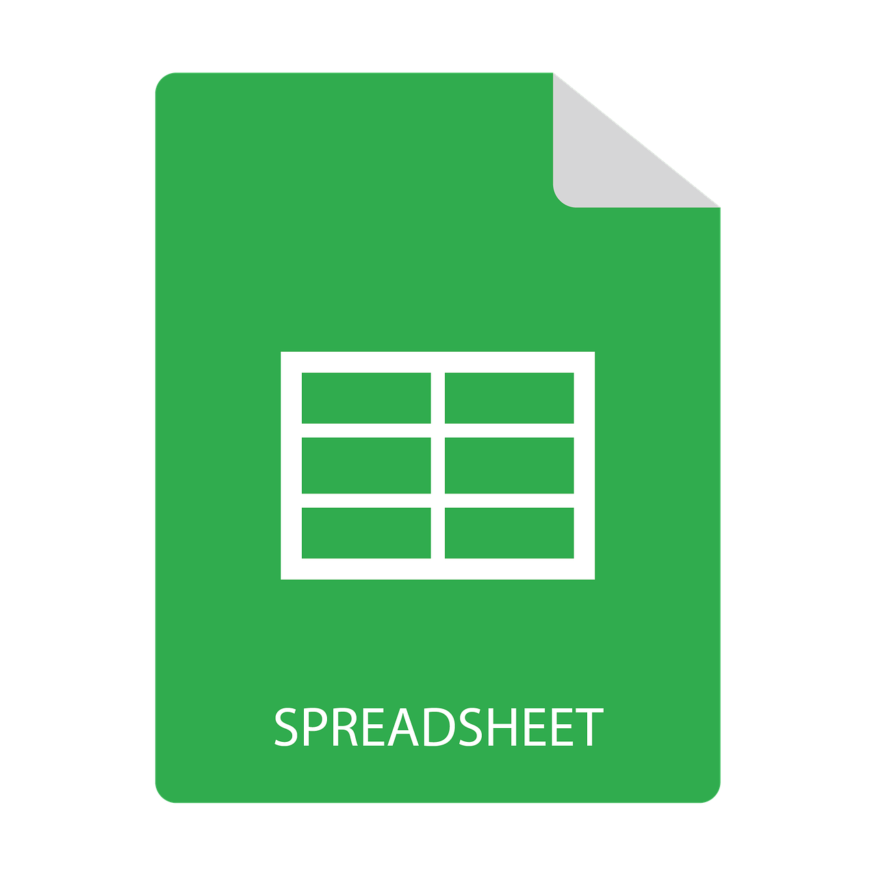 spreadsheet file miniature free photo