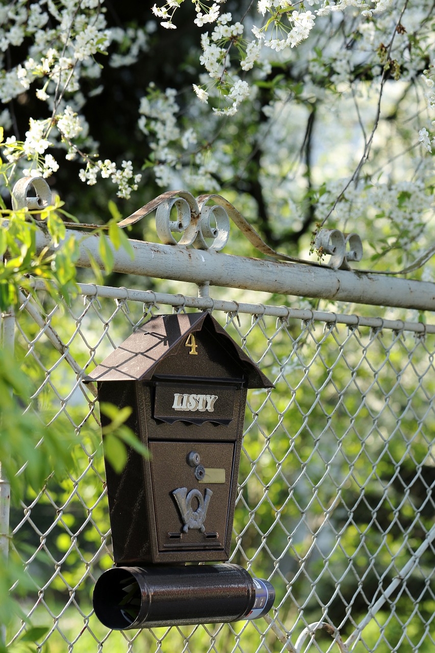 spring mailbox cherry free photo