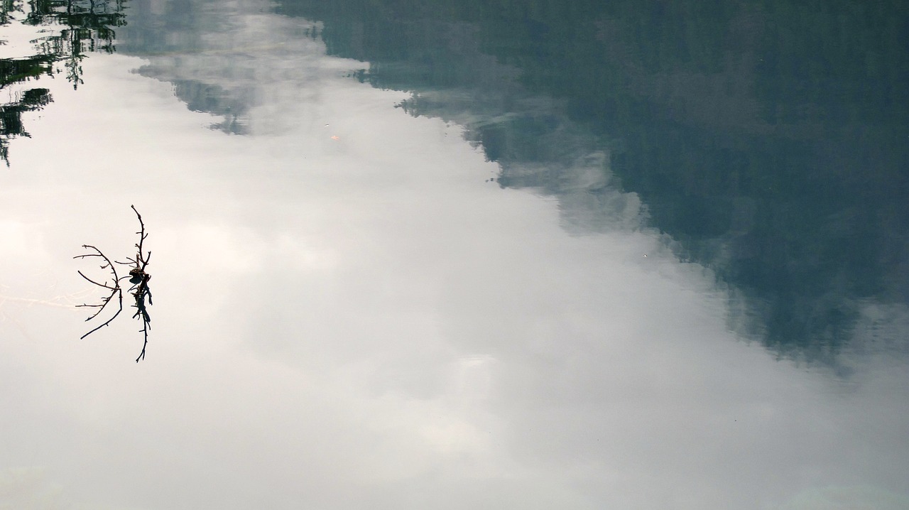 spring jiuzhaigou ink landscape free photo