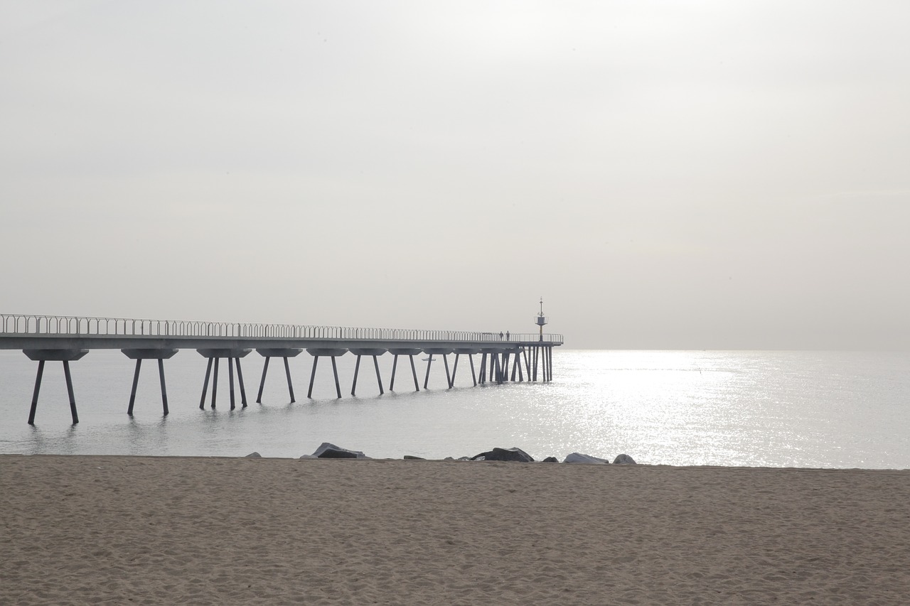 spring badalona sea free photo