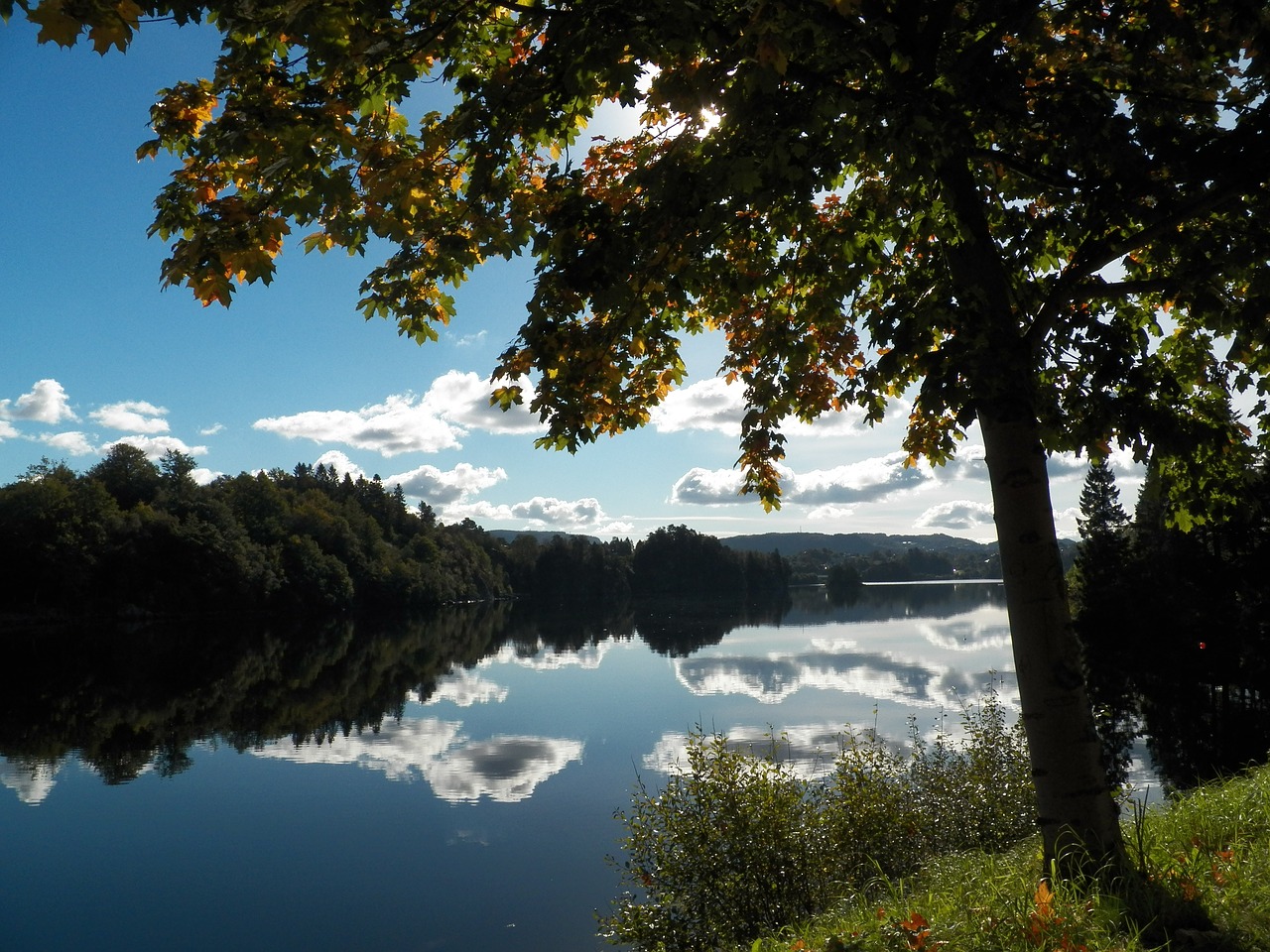 spring bergen lake free photo