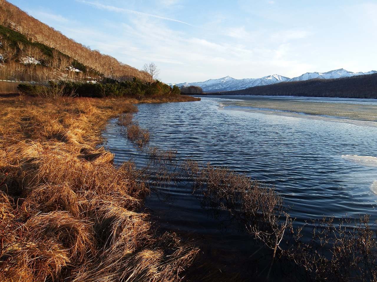 spring lake ice free photo