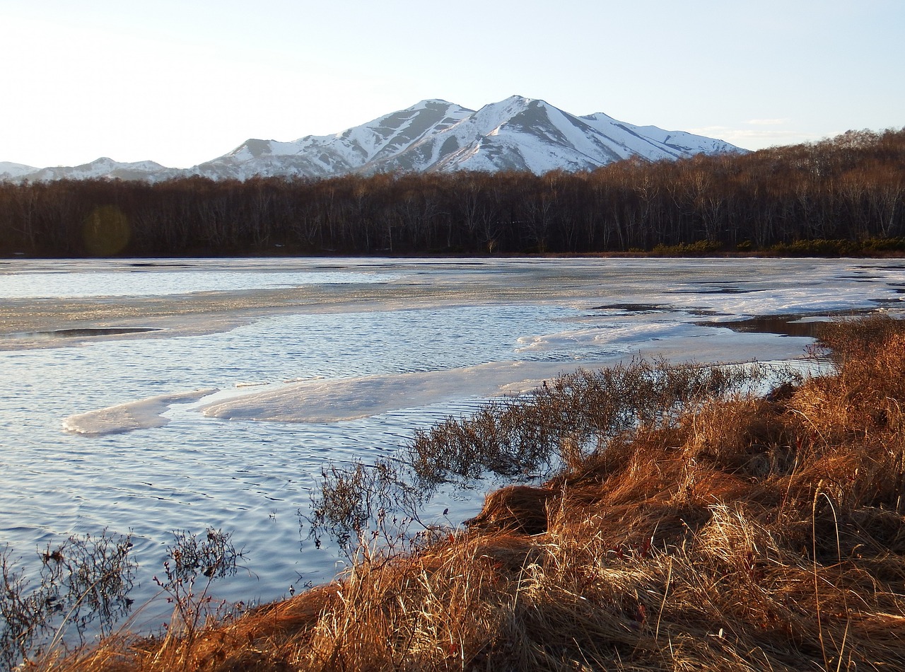 spring lake ice free photo