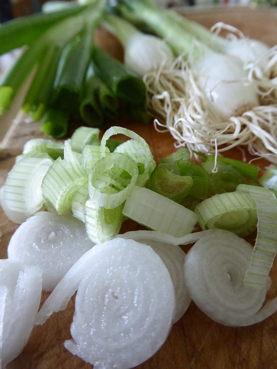 spring onions vegetables tuber free photo