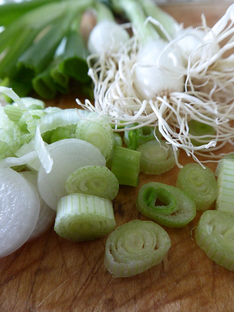 spring onions vegetables tuber free photo