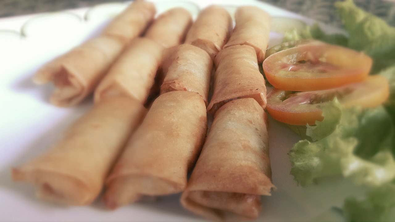 spring rolls food vietnam free photo