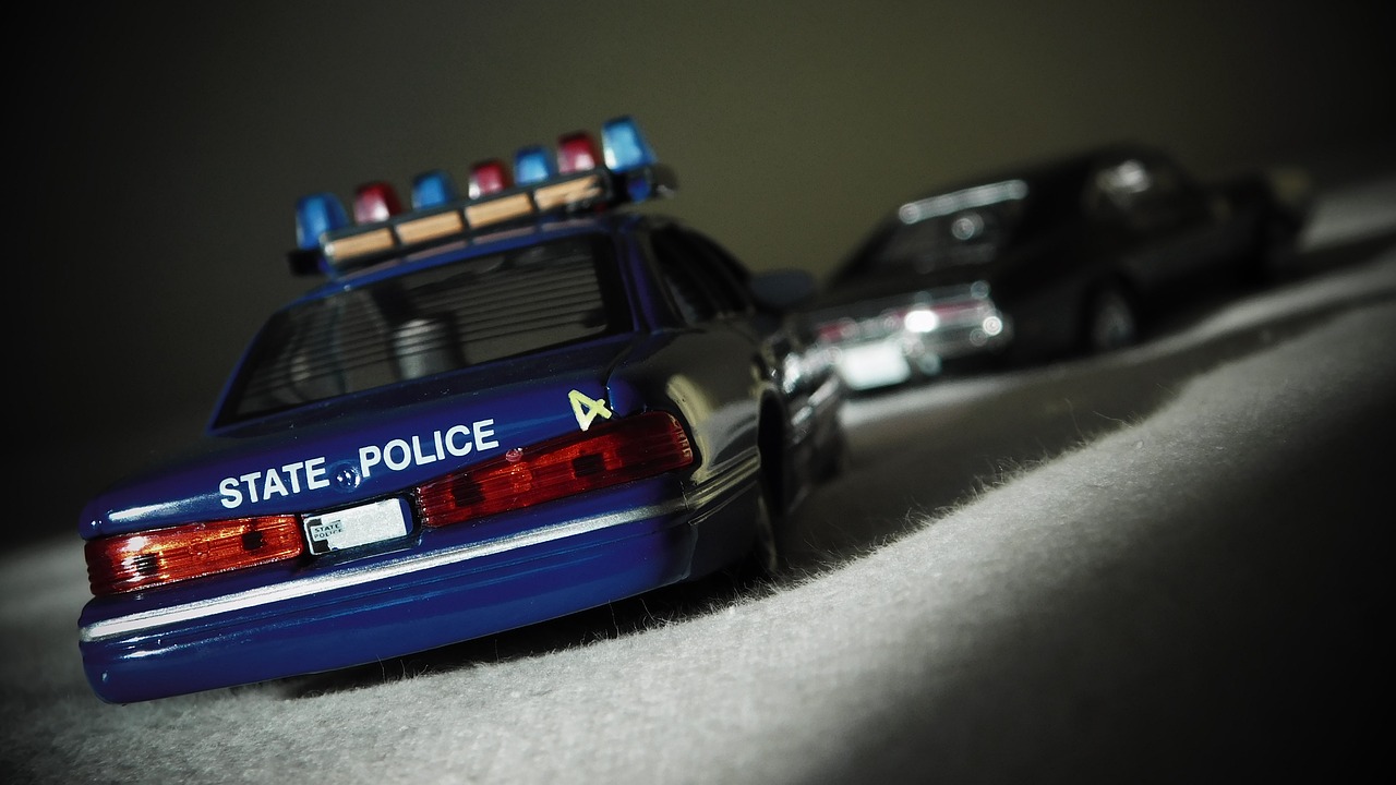 police car police chase free photo