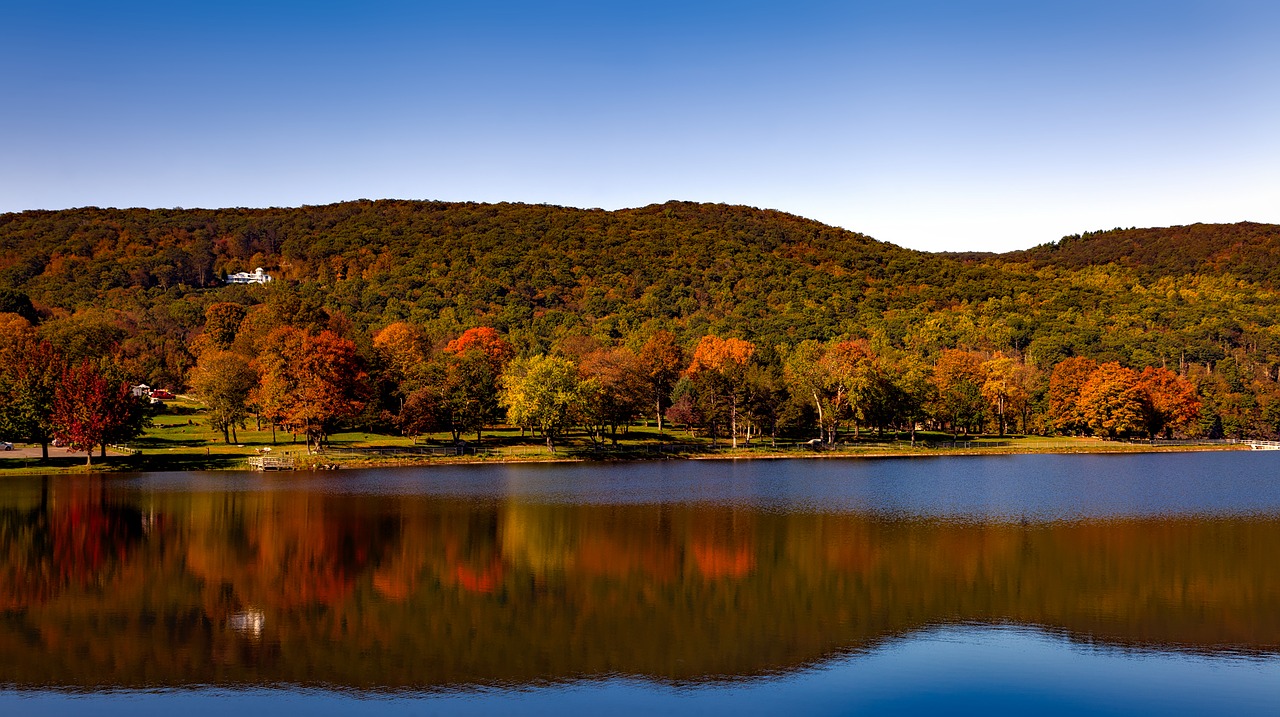 squantz pond lake water free photo