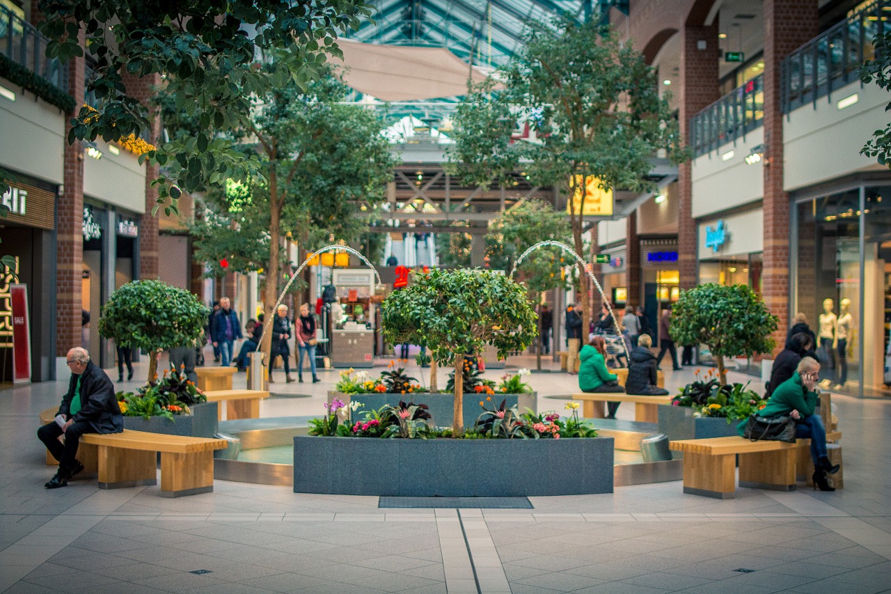 shopping mall square mall free photo