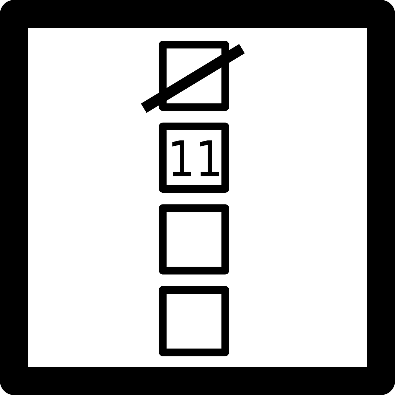 square blocks pictogram free photo