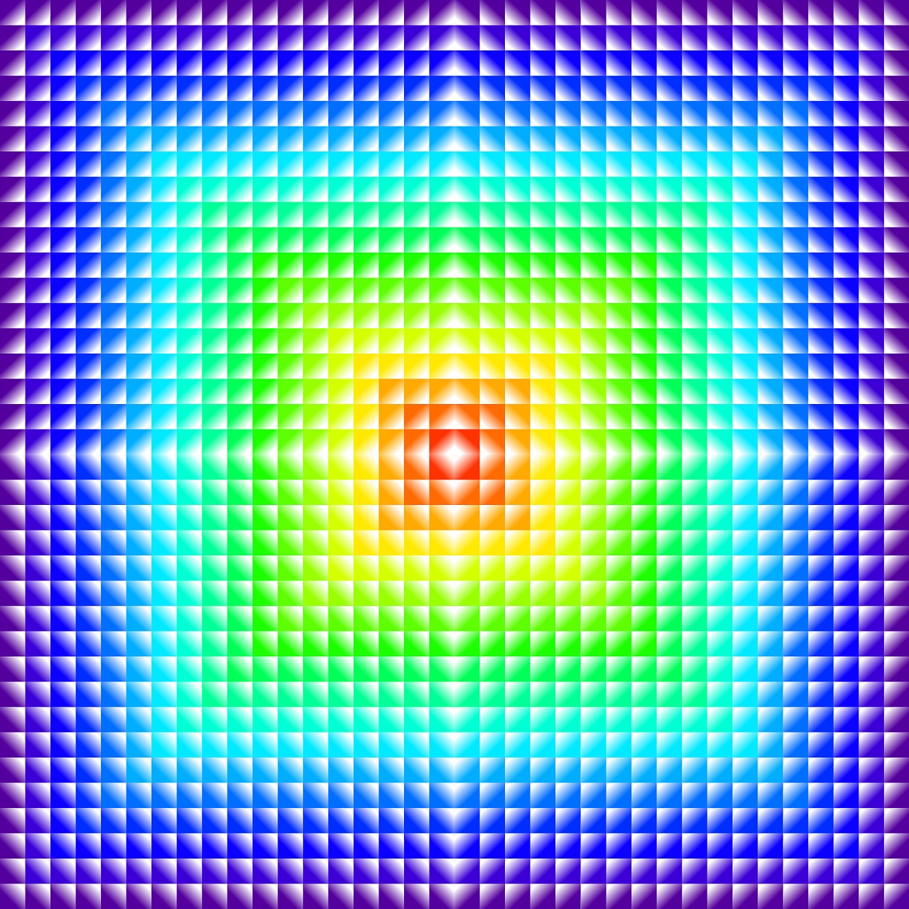 square rainbow pattern free photo