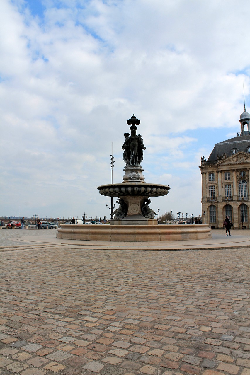 square of the bag france bordeaux free photo