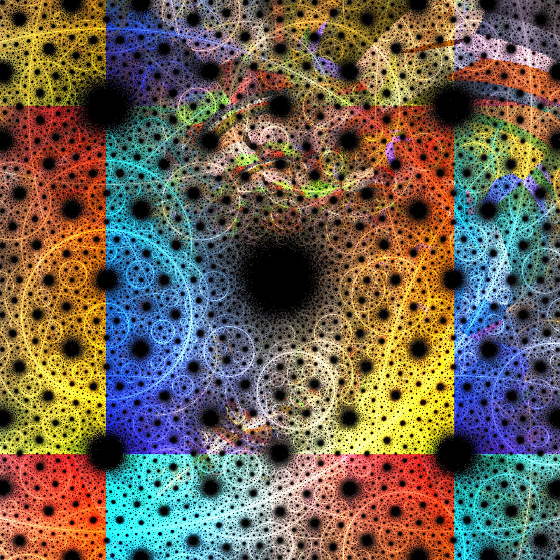 squares circles pattern free photo