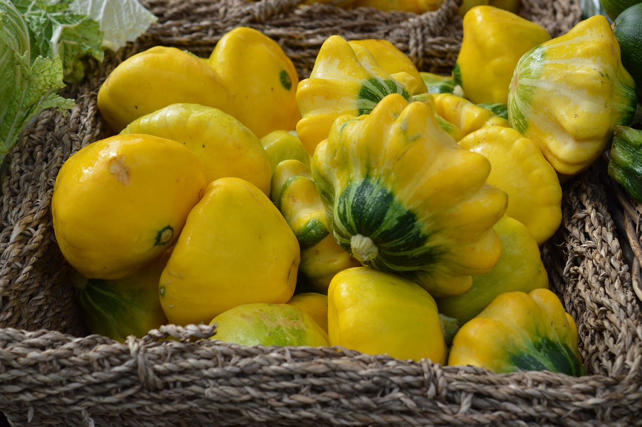 squash peppers yellow free photo