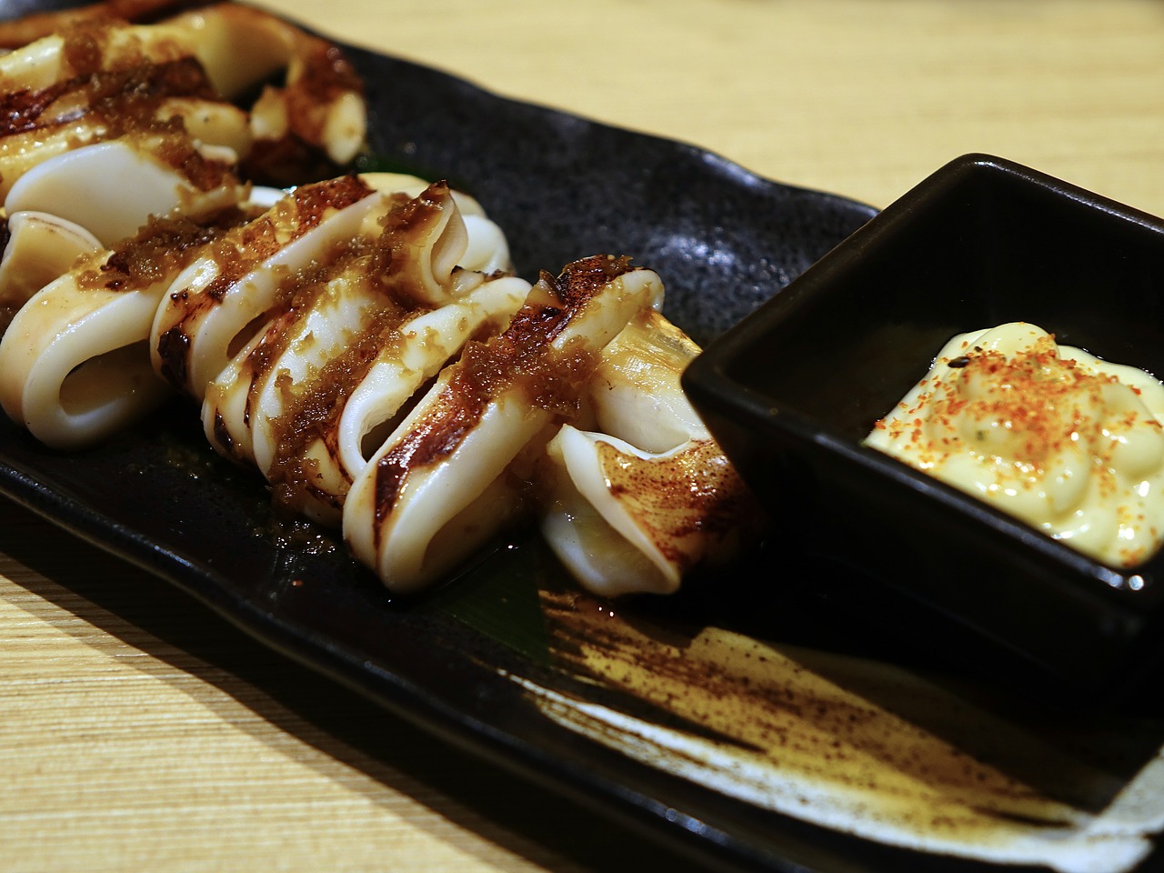 squid japanese grilled free photo