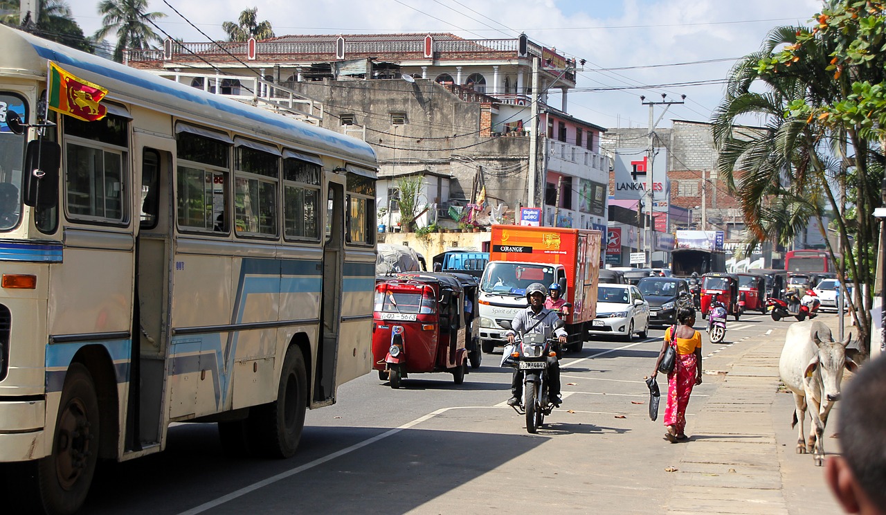 sri lanka road human free photo