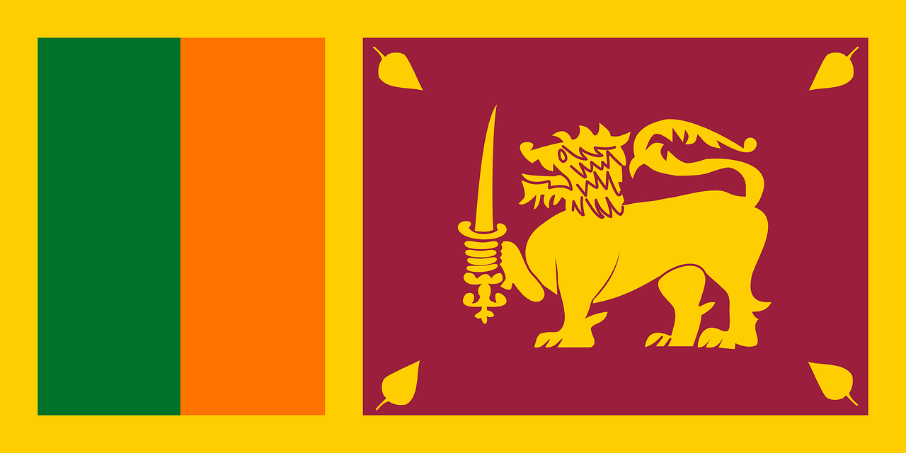 sri lanka flag country free photo