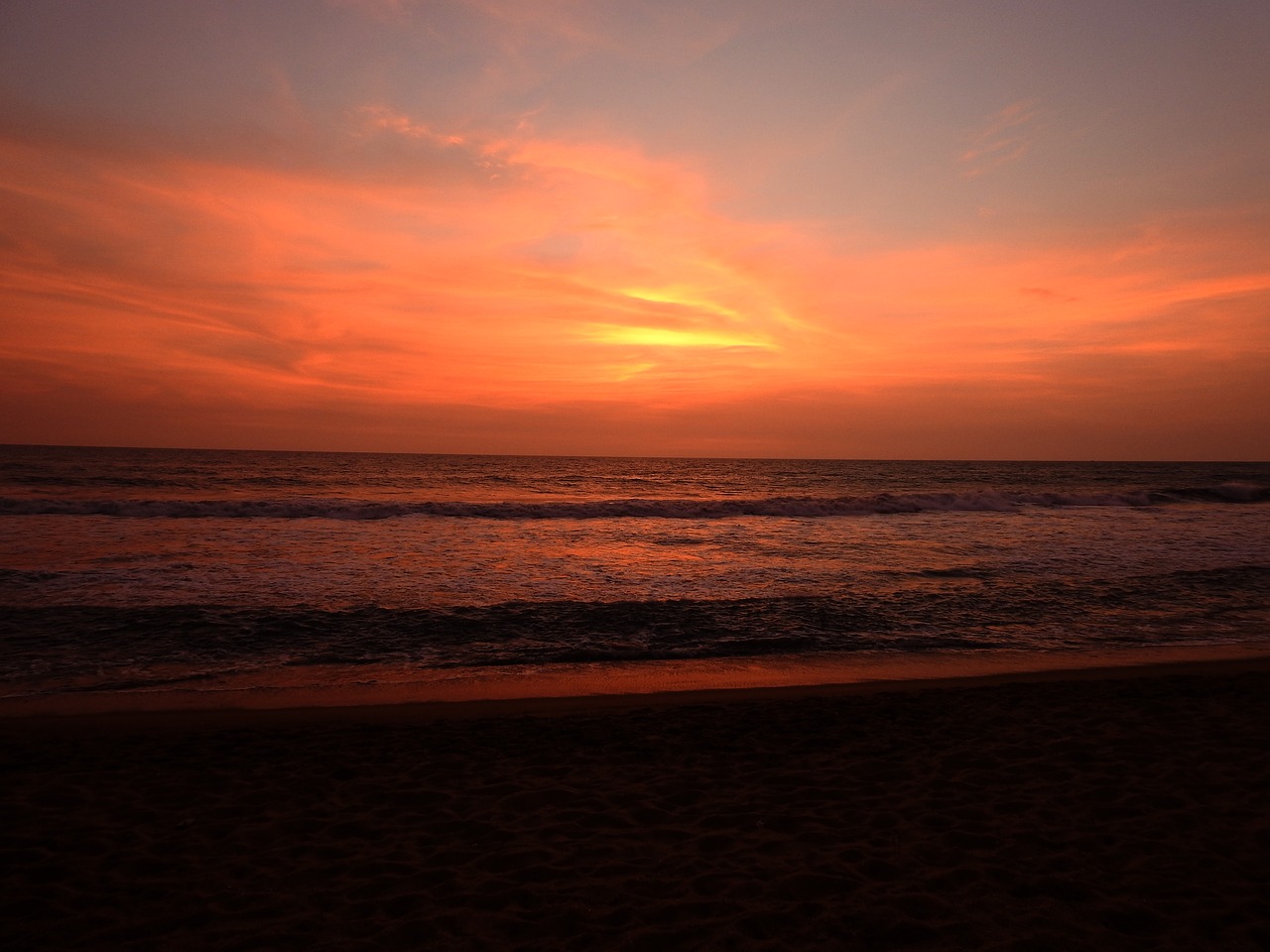 sri lanka sunset dusk free photo