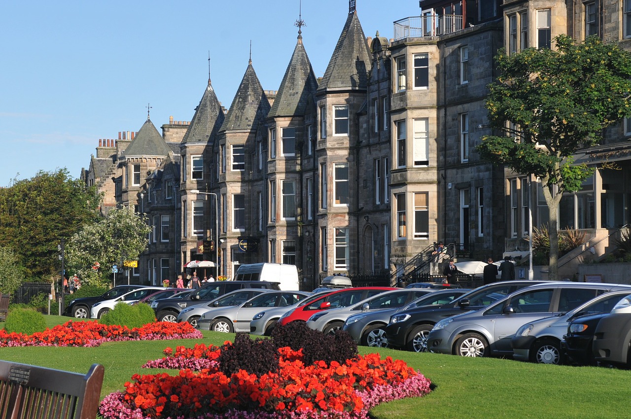 st andrews buildings houses free photo