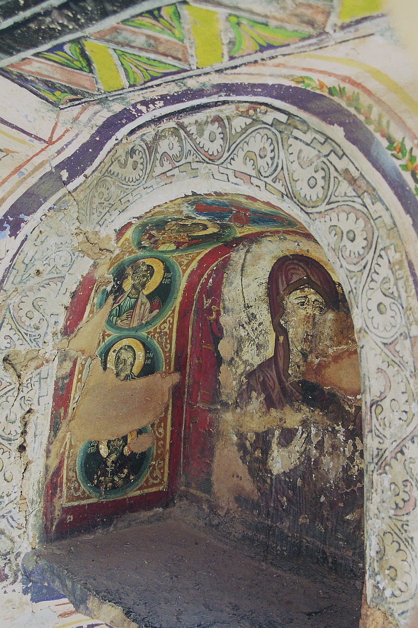 st catherine's monastery sinai fresco free photo