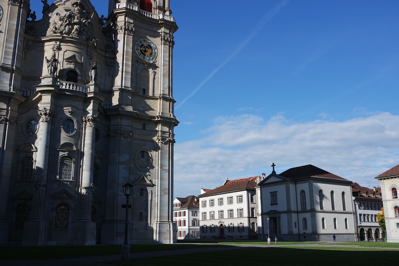 st gallen old town the monastery district free photo