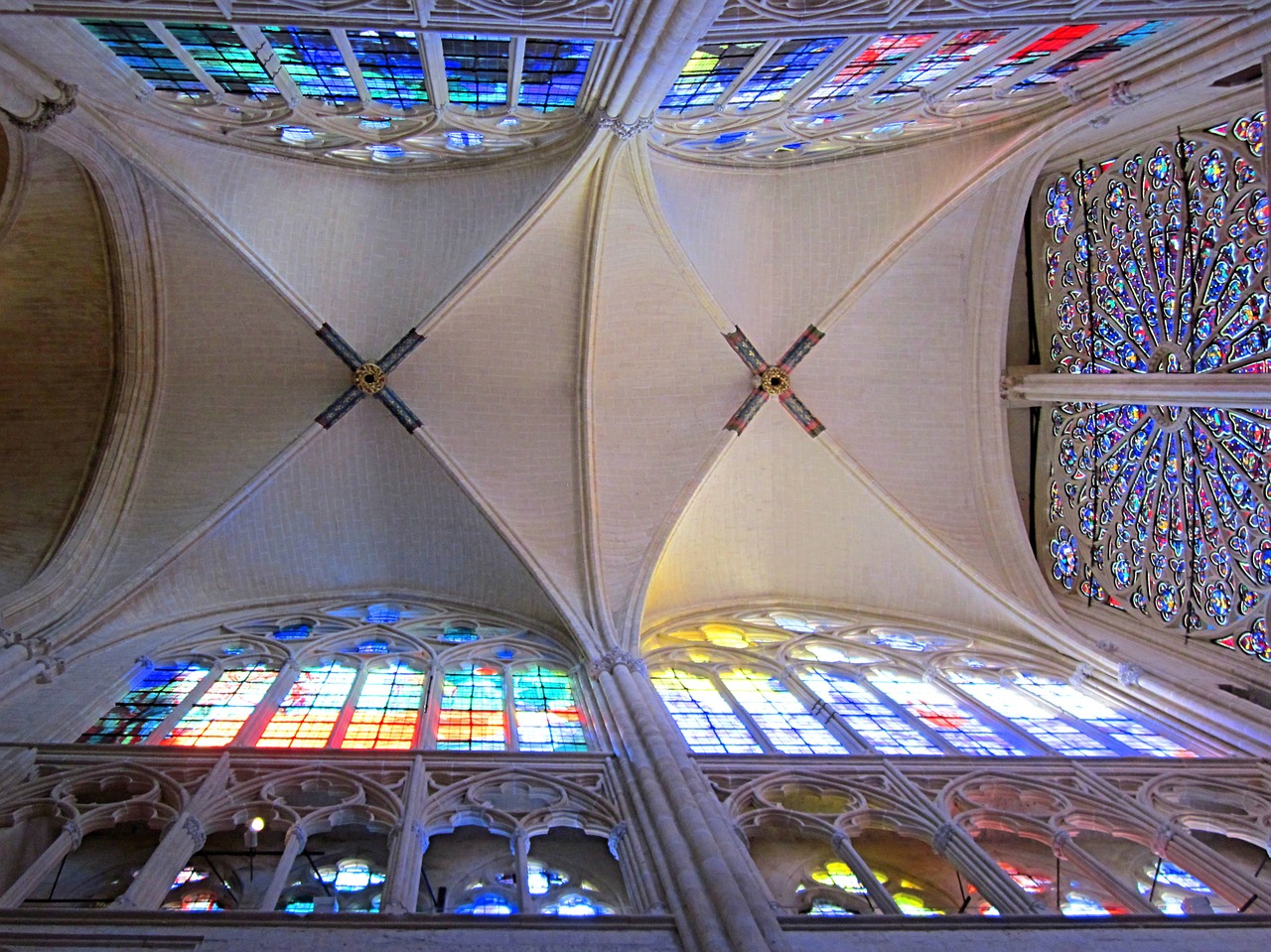 st gatien cathedral gothic ceiling free photo