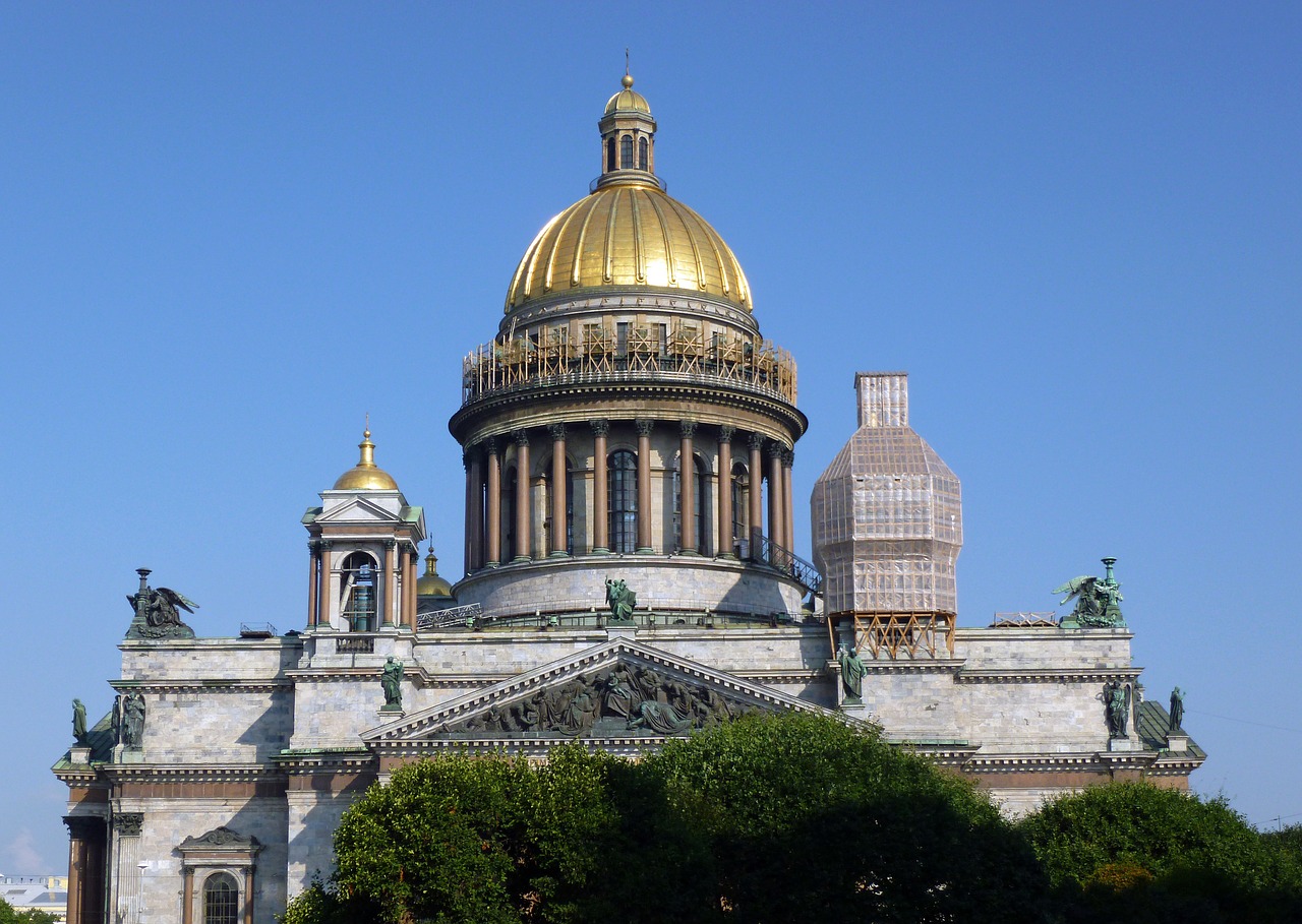 st isaac's cathedral st petersburg russia free photo