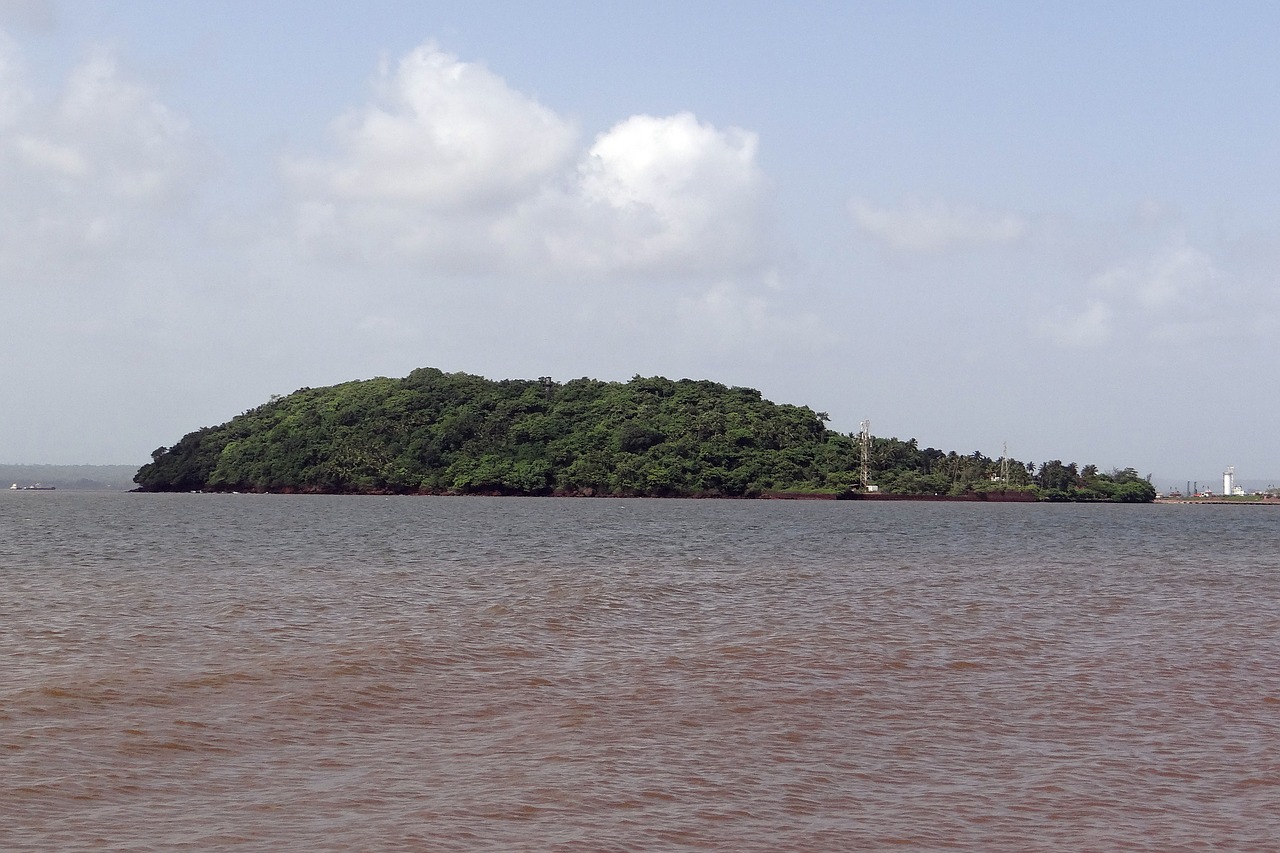 st jacinto island goa arabian sea free photo