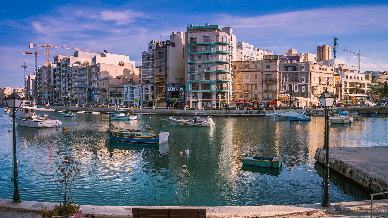 st julian's sliema bay malta free photo