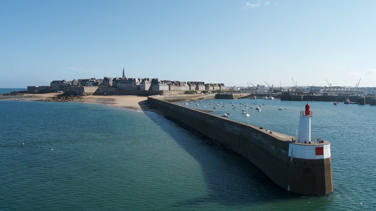 st malo pier france free photo