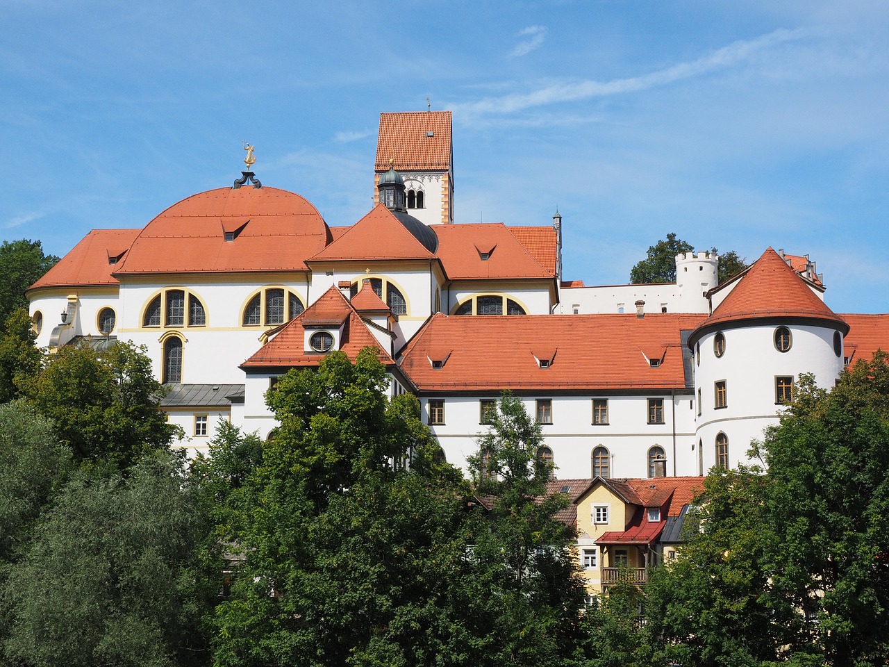 st mang's abbey füssen monastery free photo