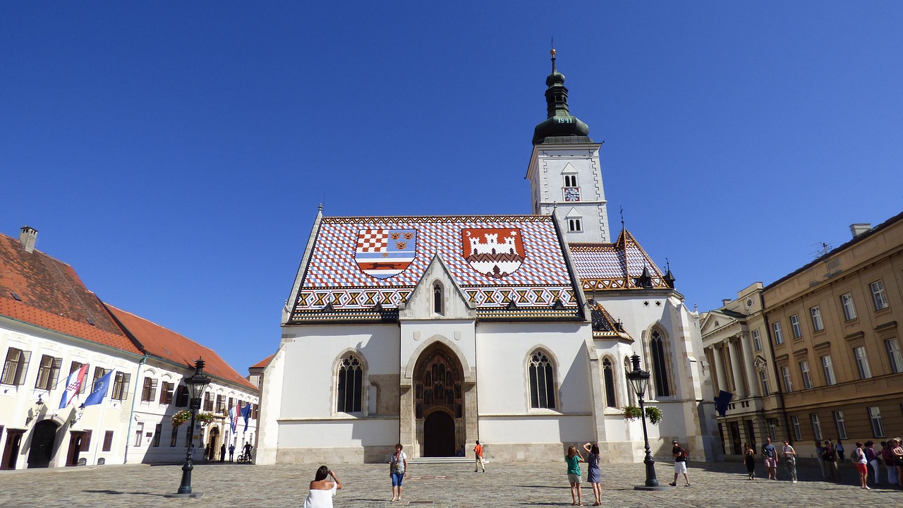 st marks church zagreb free photo